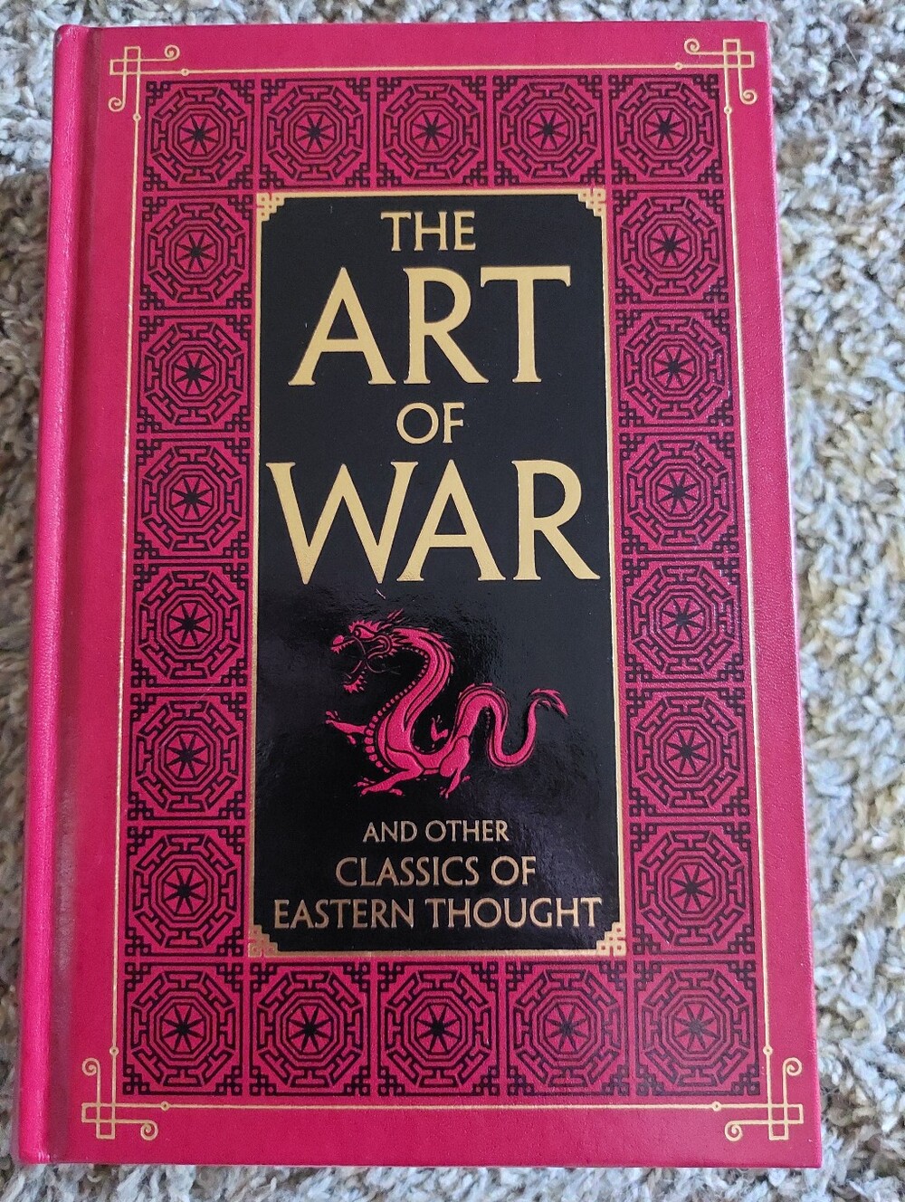 The Art of War Hardcover Book - Red and Black